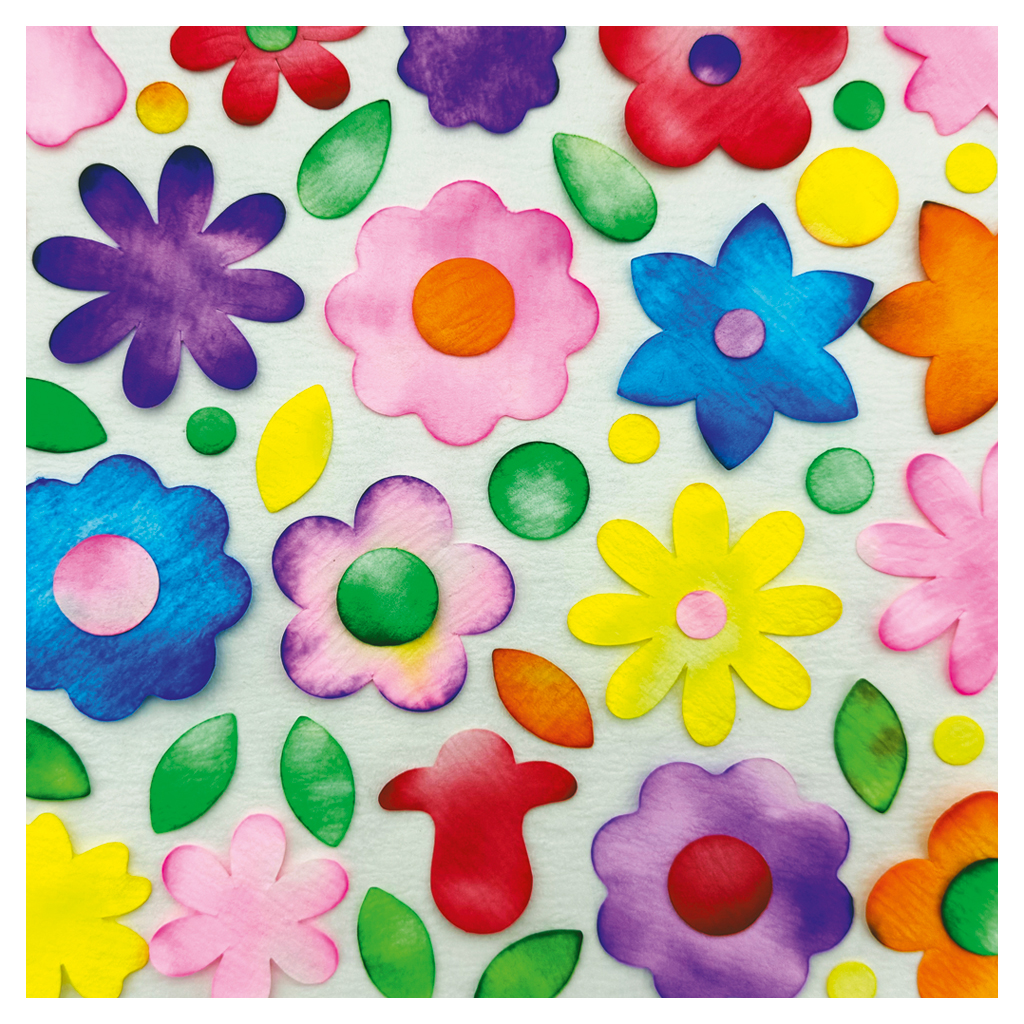 Blumenkleckse, 310 Stück