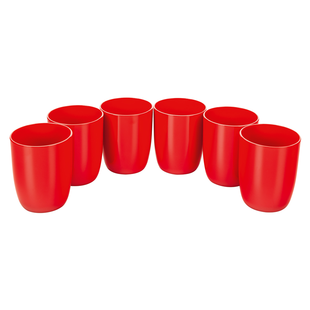 Trinkbecher, 0,3 Liter, 6 Stück