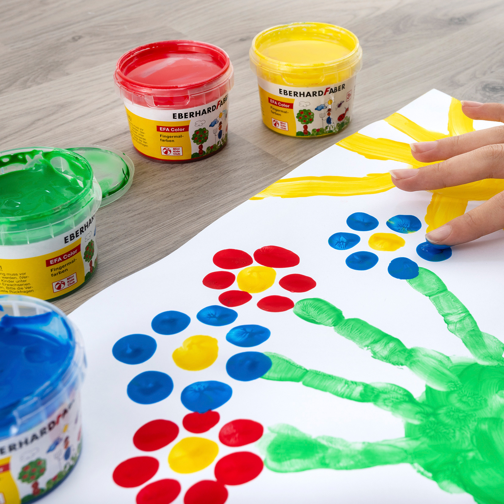 Eberhard Faber Fingermalfarben im Töpfchen Eberhard Faber Fingermalfarben im Töpfchen