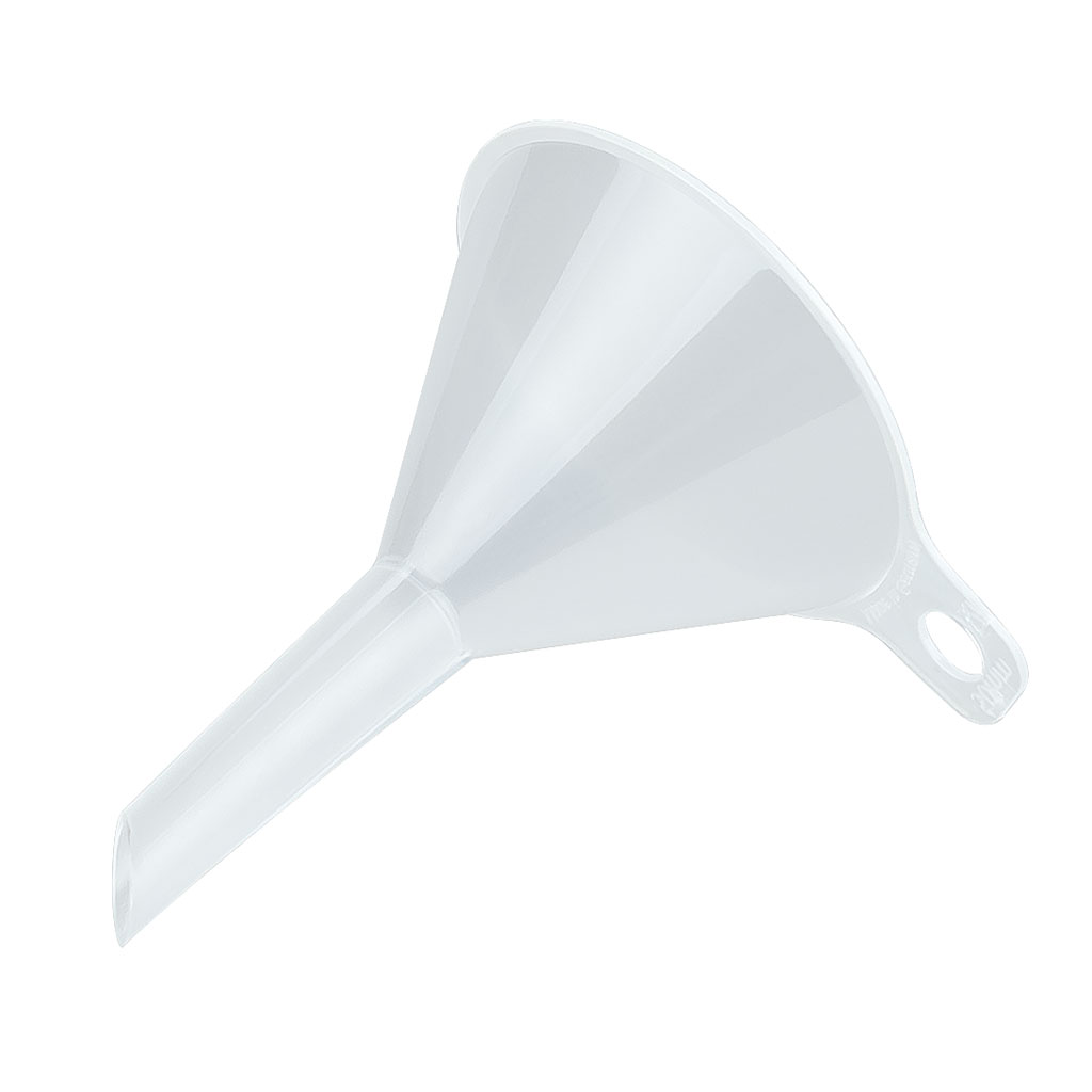 Trichter, aus Polypropylen Trichter, aus Polypropylen