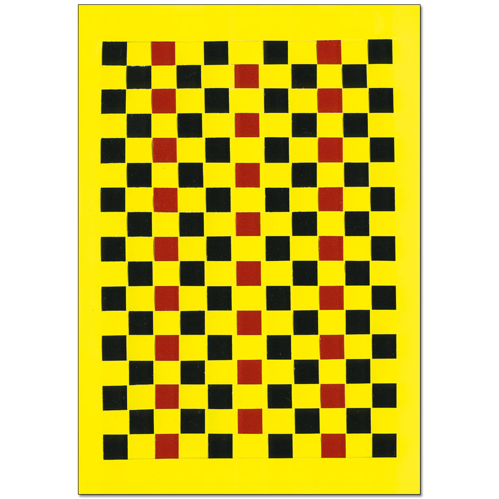 Flechtblätter aus ungummiertem Buntpapier, 100 Blatt