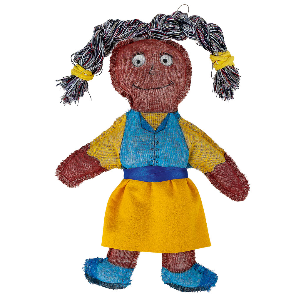 Blanko-Puppe aus Stoff, 12 Stück