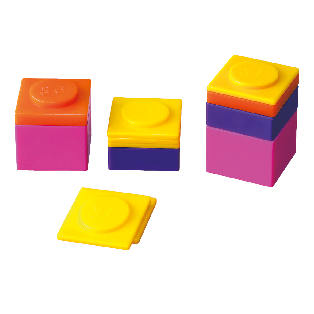 Gewichtssatz aus Kunststoff-Bild Auf diesem Bild ist das Produkt mit der Art.Nr.: W-31605 zu sehen