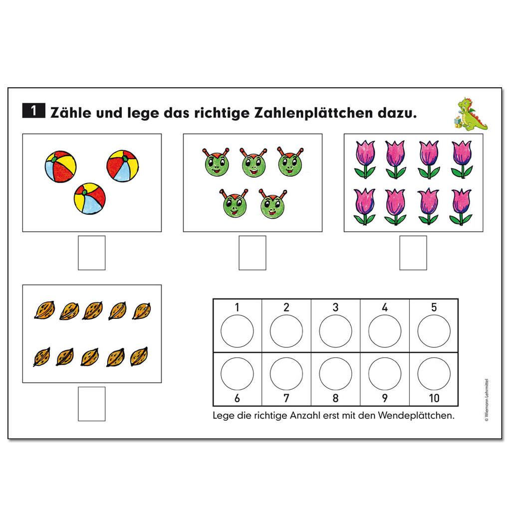 temp31092_1FM3Z0Nu5j3yL9 Spiel- und Arbeitsunterlagen „Rechendrache“, Band 1