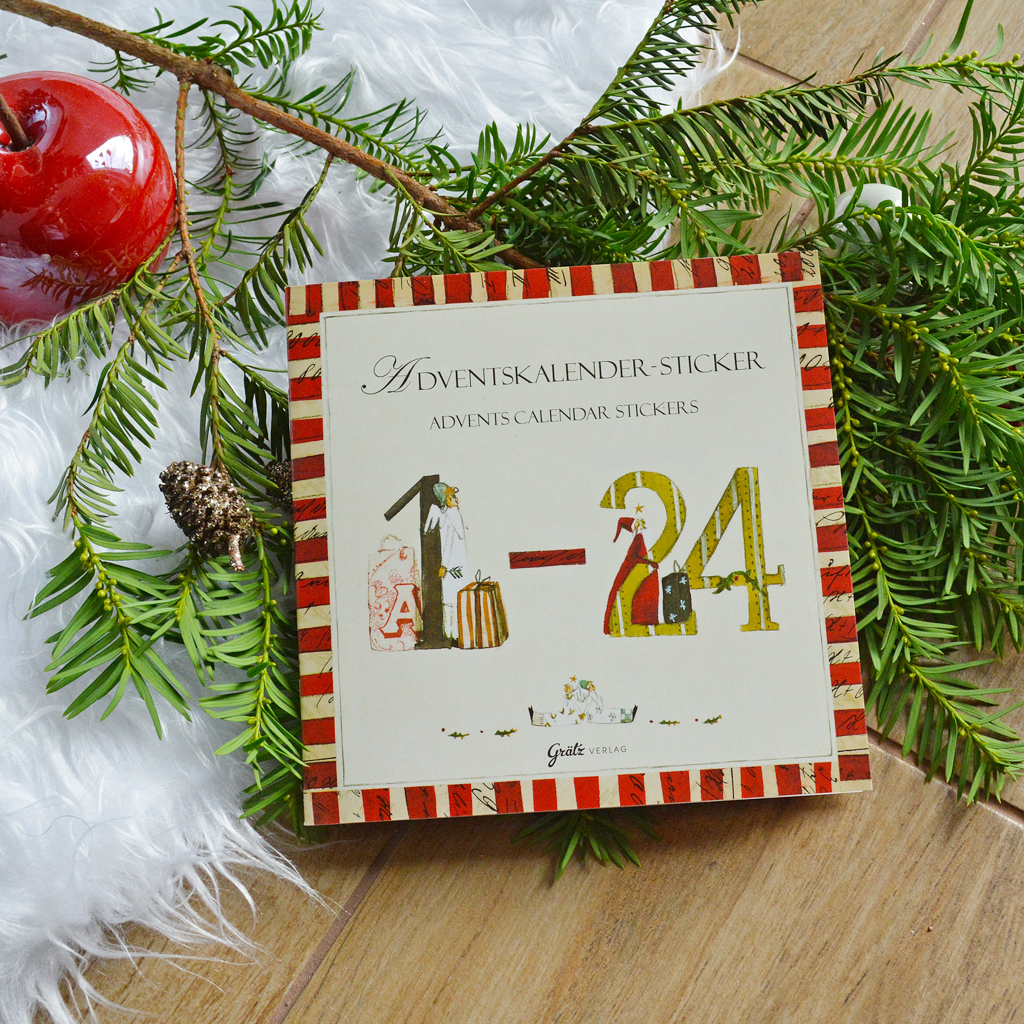 Aufkleber für den persönlichen Adventskalender, 30 Sticker