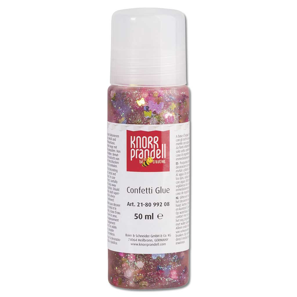 „Confetti Glue“ - Glitzerkleber mit Schmetterlingen