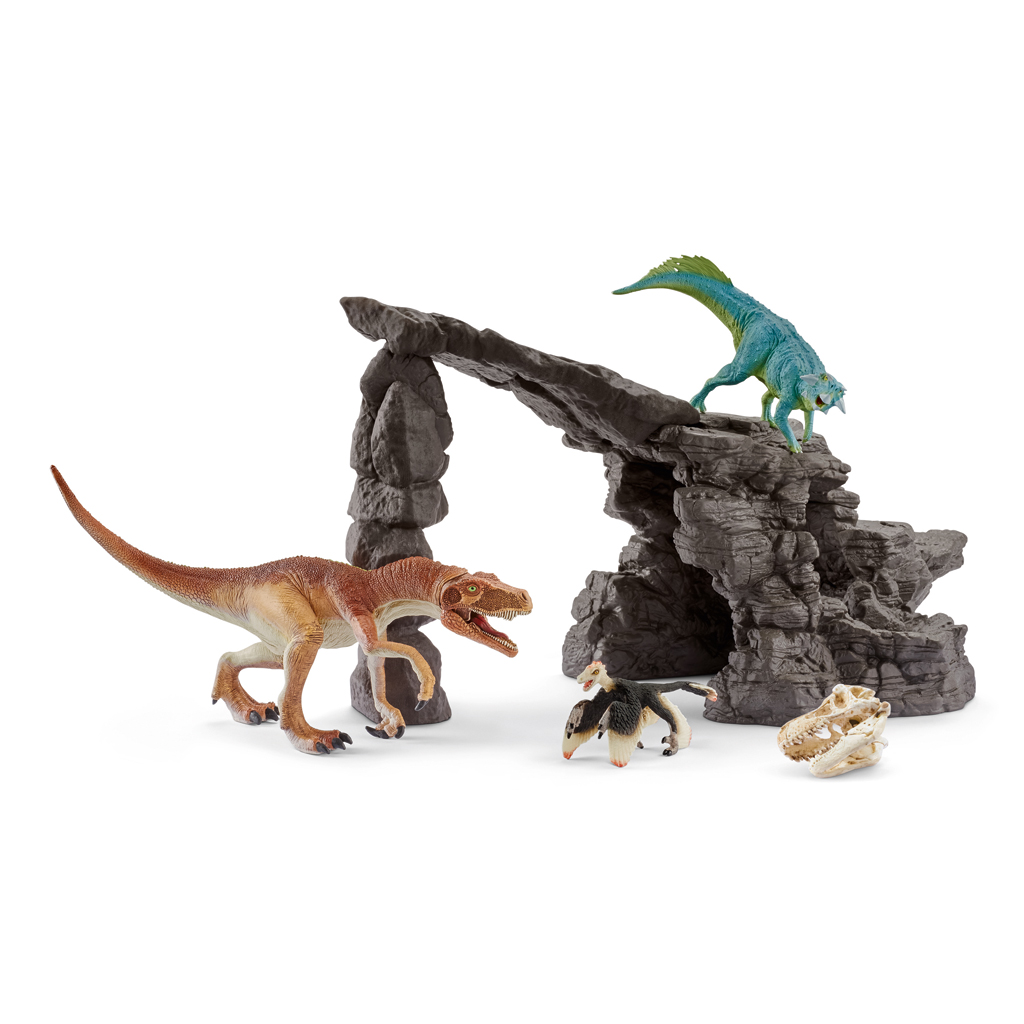 Schleich© Dinoset mit Höhle-Bild Auf diesem Bild ist das Produkt mit der Art.Nr.: W-82885 zu sehen
