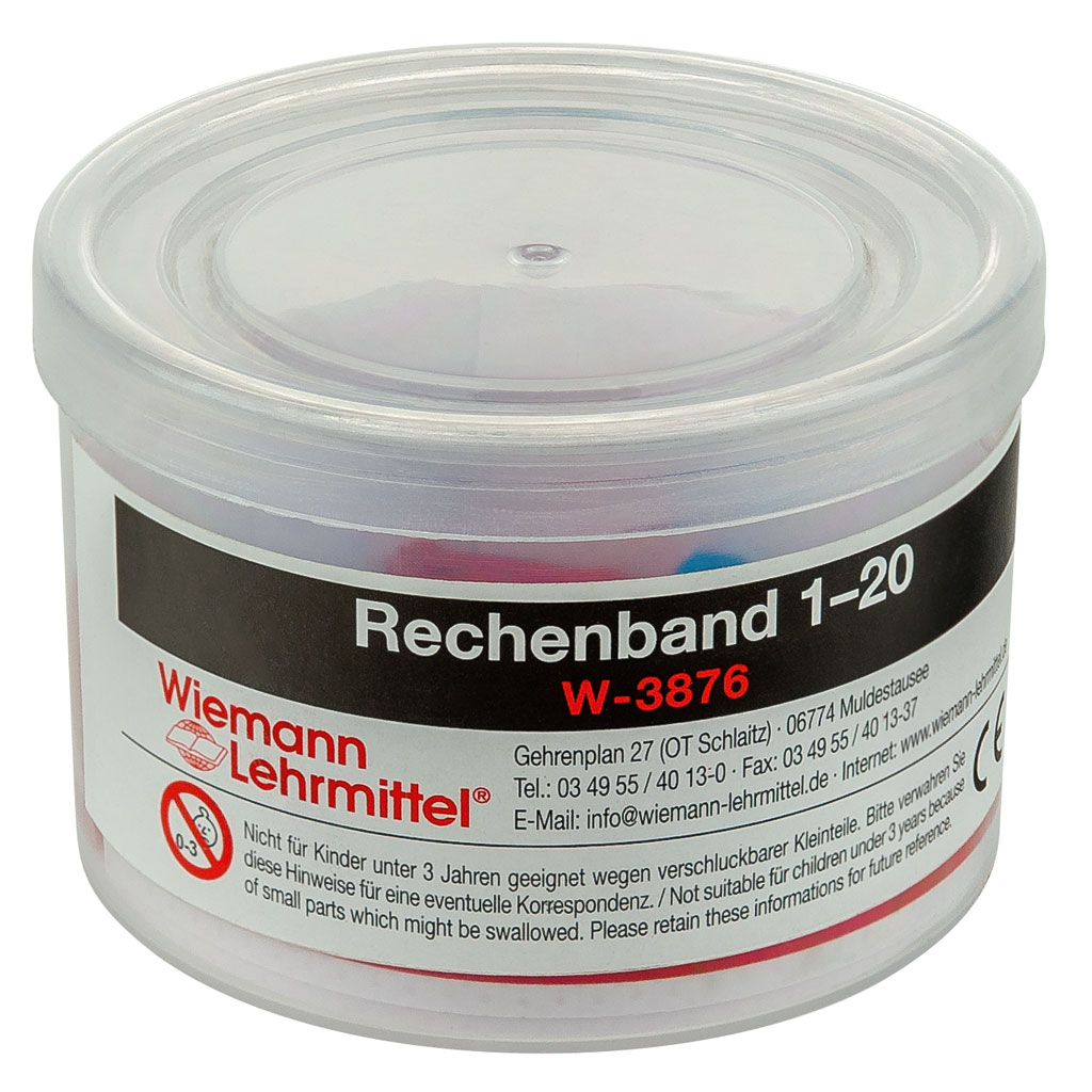 Schüler-Rechenband 1–20