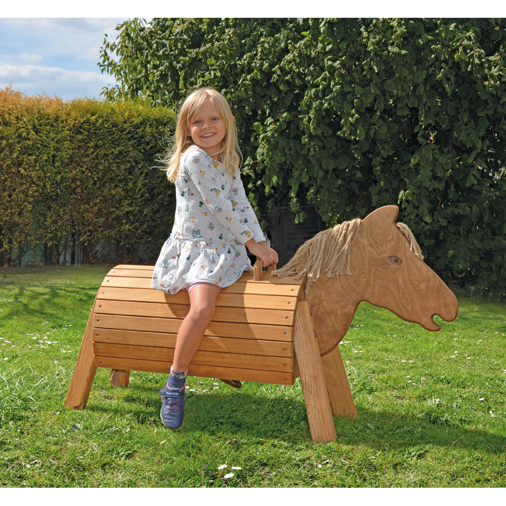 Holzpferd, klein-Bild Auf diesem Bild ist das Produkt mit der Art.Nr.: W-83594 zu sehen