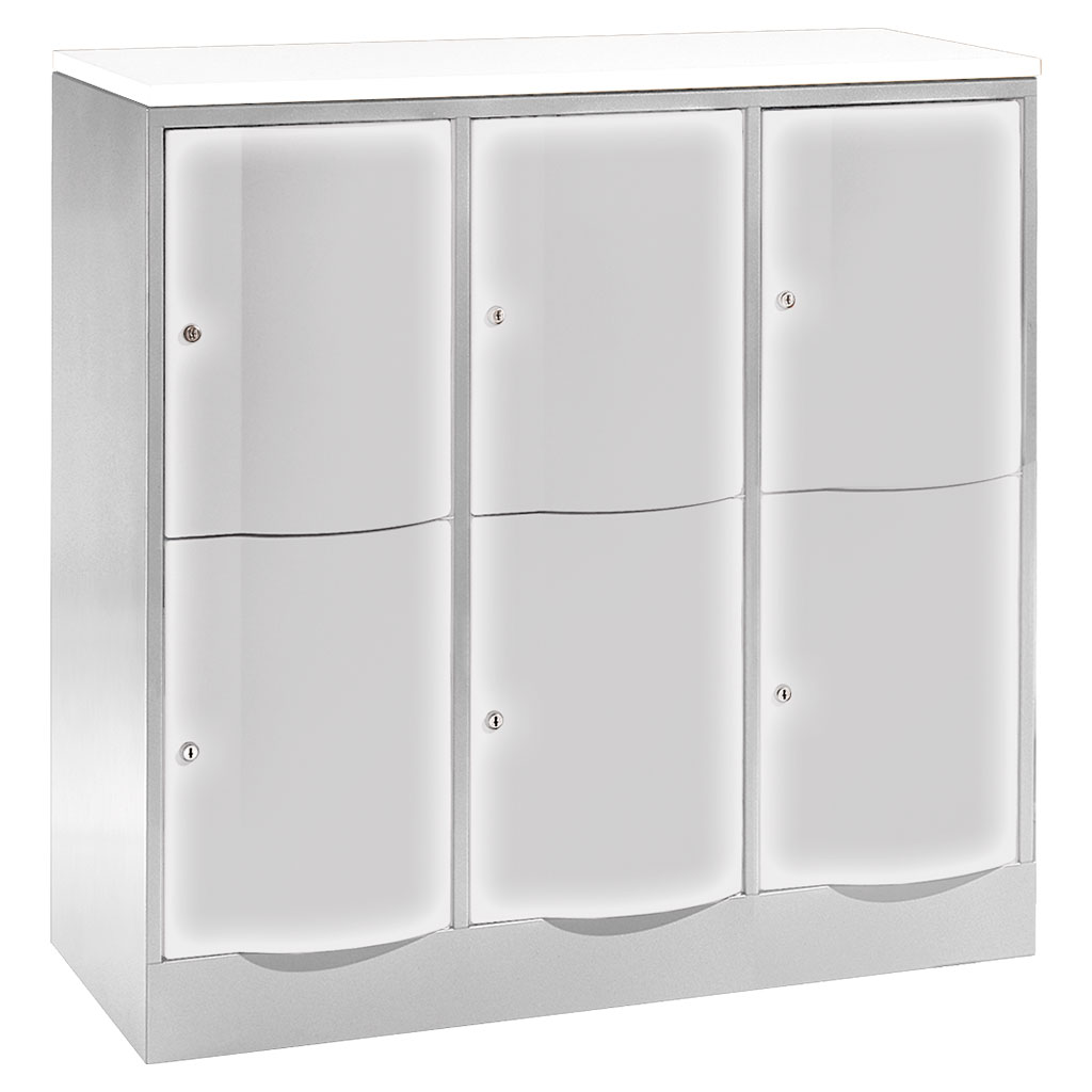 Großraum-Schließfachschrank, 3-reihig Großraum-Schließfachschrank, 3-reihig