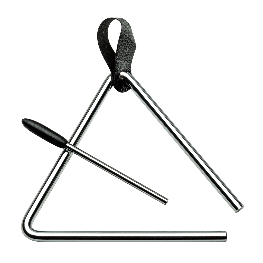 TrellaTon® Triangel, mit Halteschlaufe und Schlägel, Ø 12 mm TrellaTon® Triangel, mit Halteschlaufe und Schlägel, Ø 12 mm