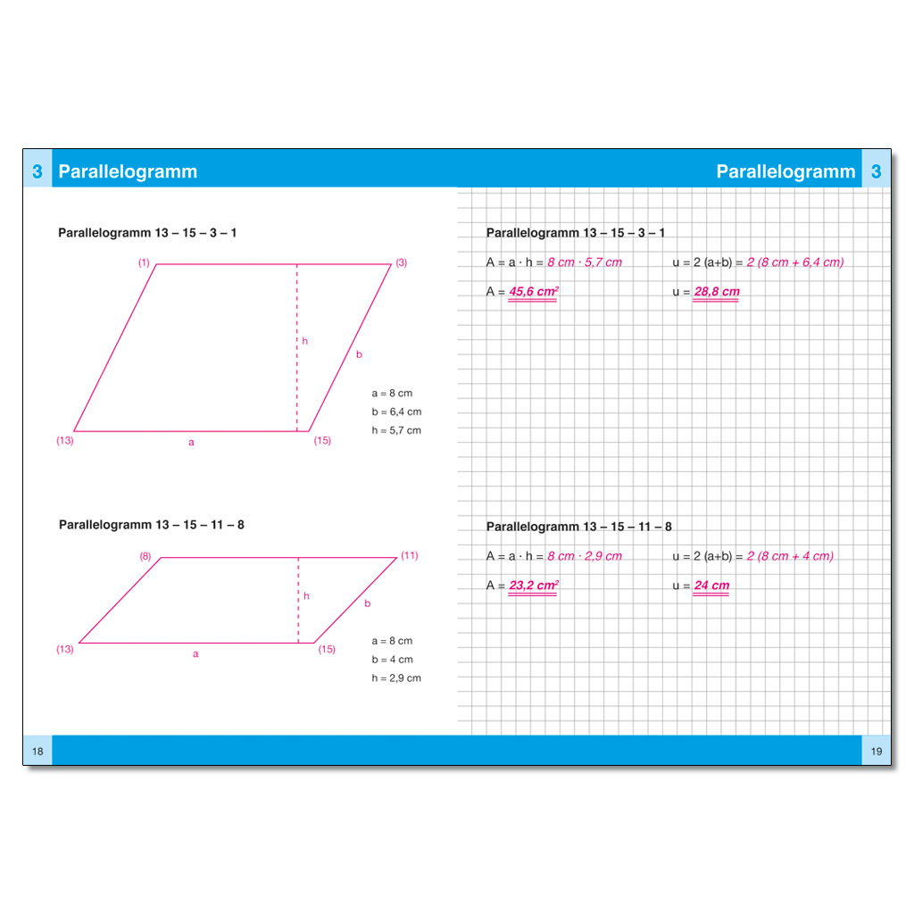 Lochschablone für die Wandtafel inkl. Lehrerheft