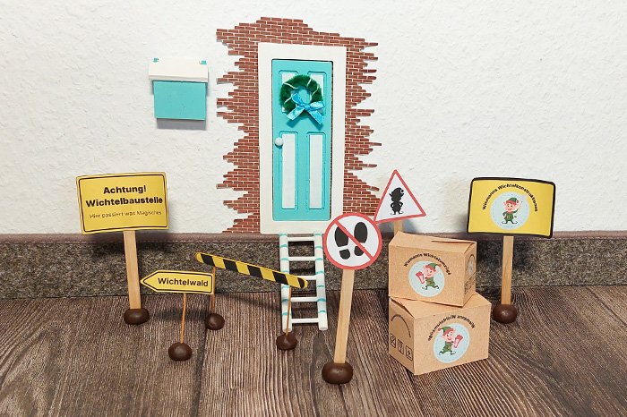 Idee zum Einzug des Wichtels Wichtelbaustelle