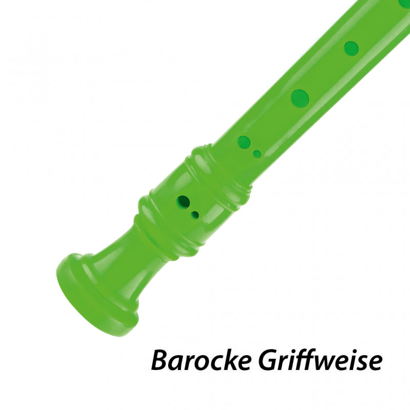 Blockflöte Classic, barocke Griffweise