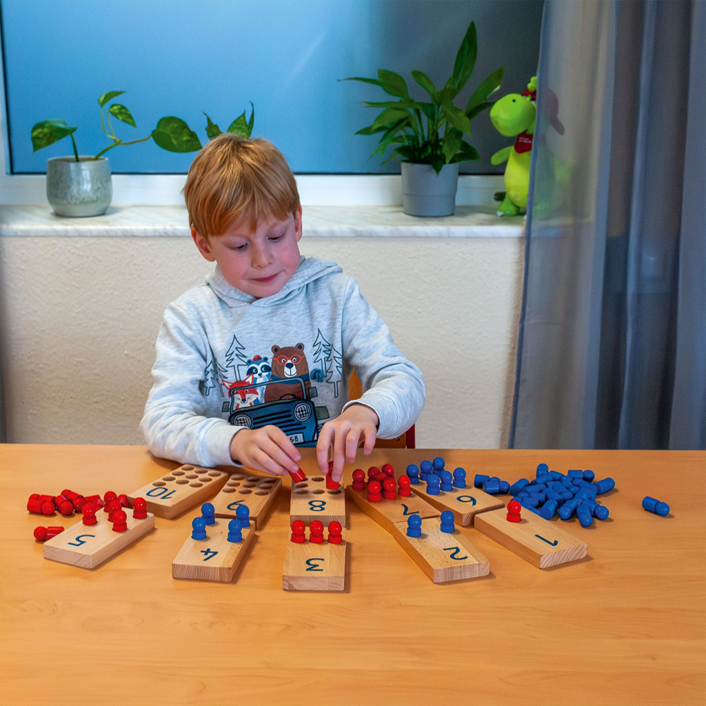 Wiemann Lehrmittel® Zahlenstecktafeln aus Holz