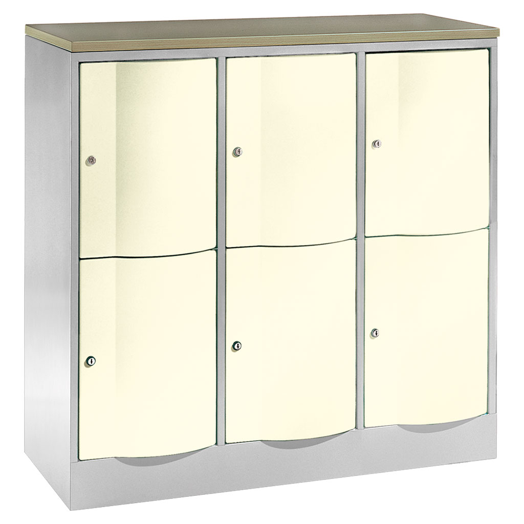 Großraum-Schließfachschrank, 3-reihig Großraum-Schließfachschrank, 3-reihig