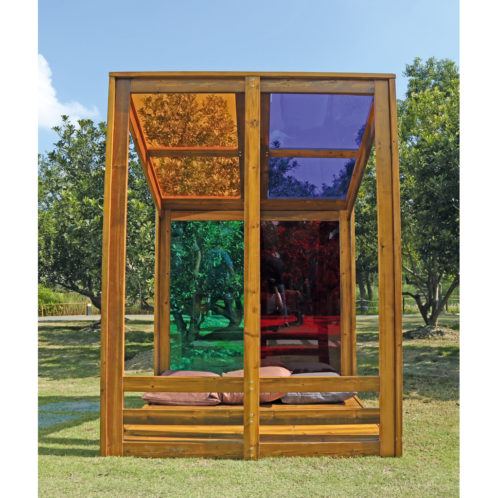Outdoor-Regenbogenhaus
