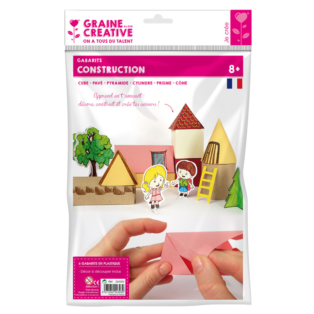 3D-Dorf, blanko, inkl. Figuren