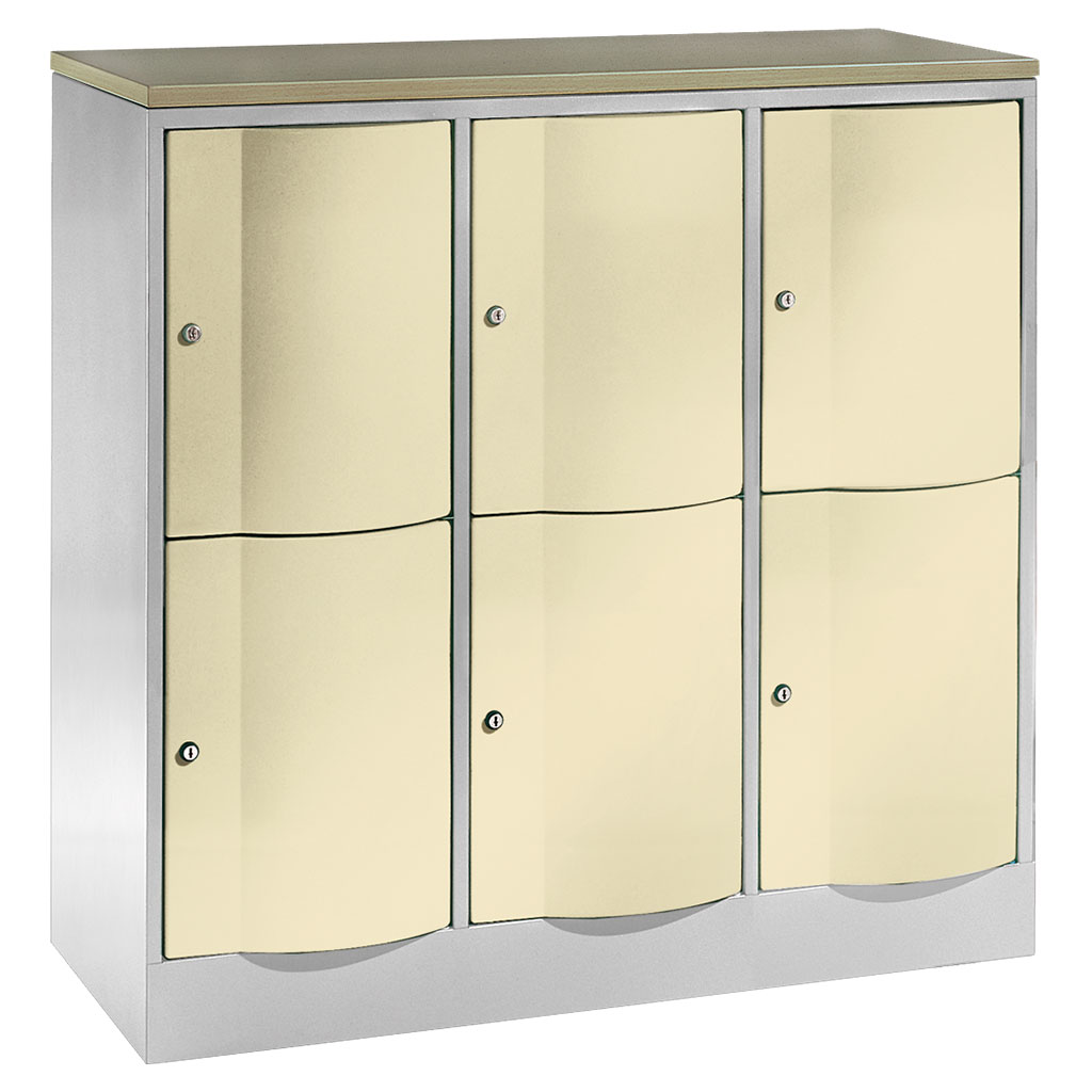 Großraum-Schließfachschrank, 3-reihig Großraum-Schließfachschrank, 3-reihig