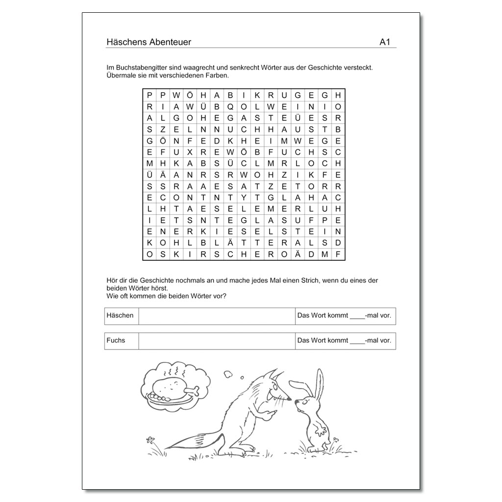 Hören und verstehen - CD & Arbeitsblätter