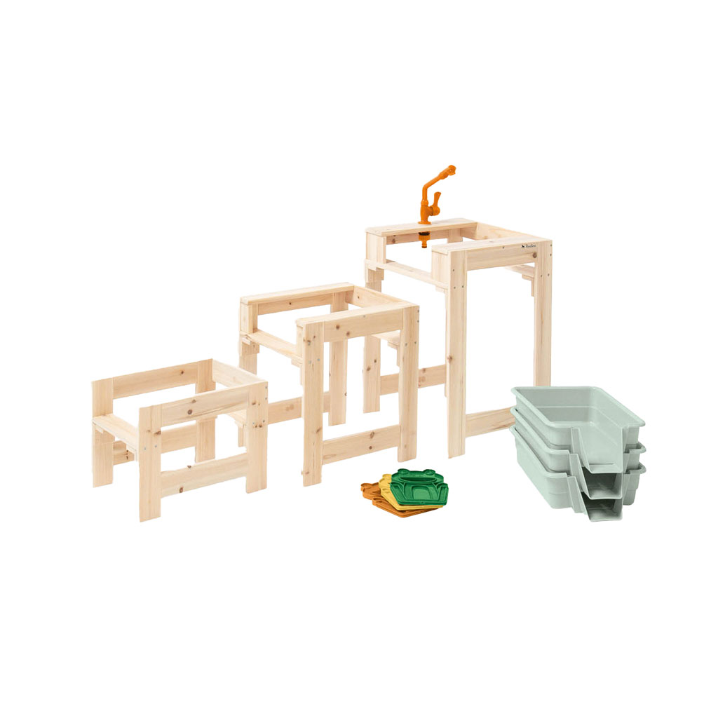 Wasserspieltisch-Set "Frolino", 3-tlg.