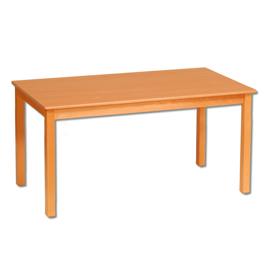 Rechtecktisch aus Massivholz