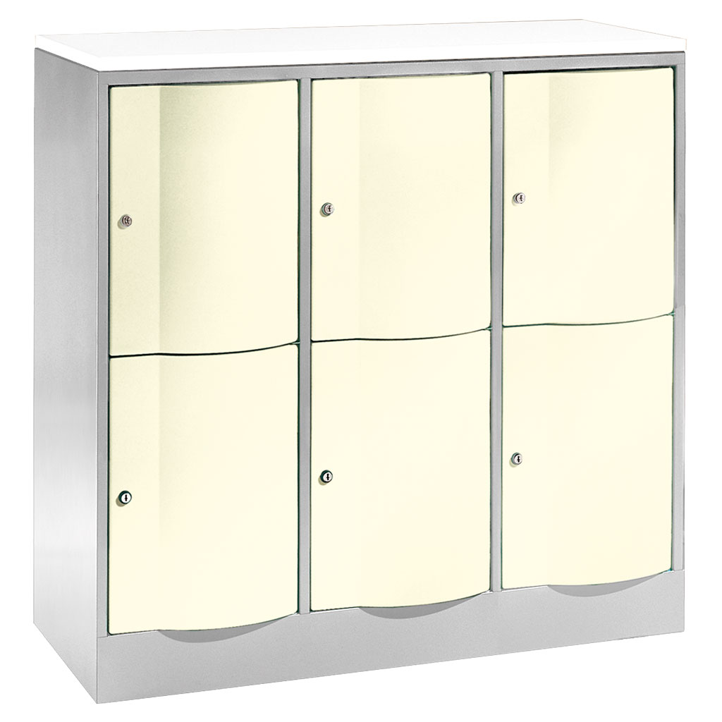 Großraum-Schließfachschrank, 3-reihig Großraum-Schließfachschrank, 3-reihig