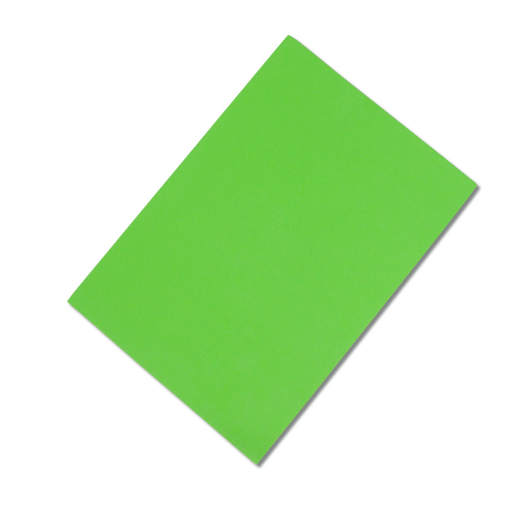 Moosgummi, 10 Bogen in einer Farbe, 20 x 29 cm