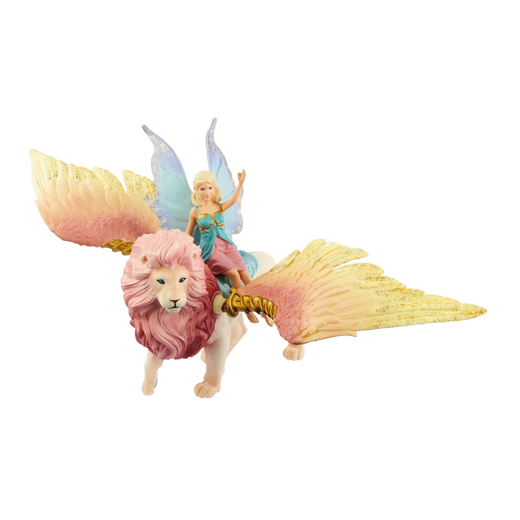 Schleich® Elfe auf geflügeltem Löwe