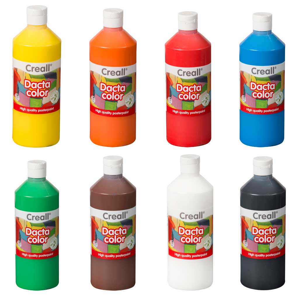 Creall® Dacta Color Schul-Temperafarben, 500 ml