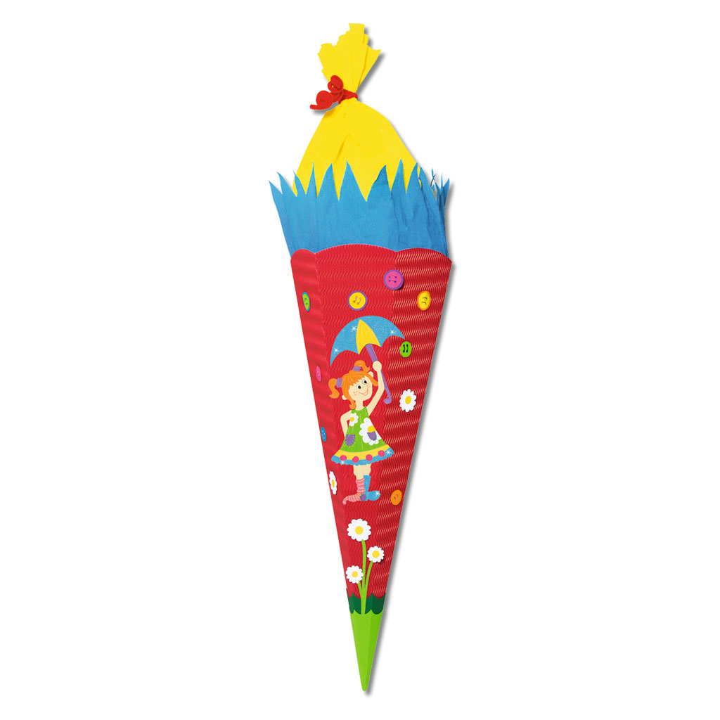 Schultüten-Bastelset - Motiv Paula