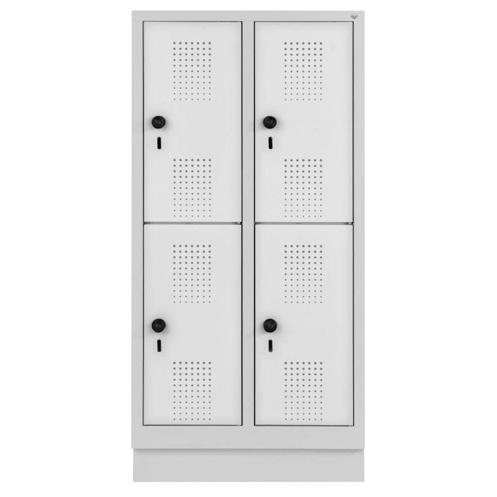 Garderobenschrank, doppelstöckig Garderobenschrank, doppelstöckig