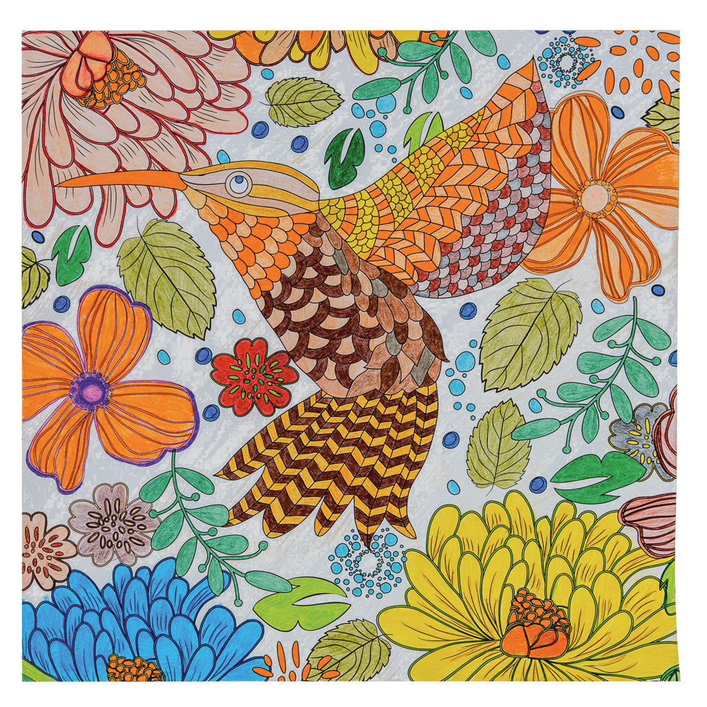 Malblock zum Entspannen, 28 Blatt mit 14 Motiven, 180 g/m²