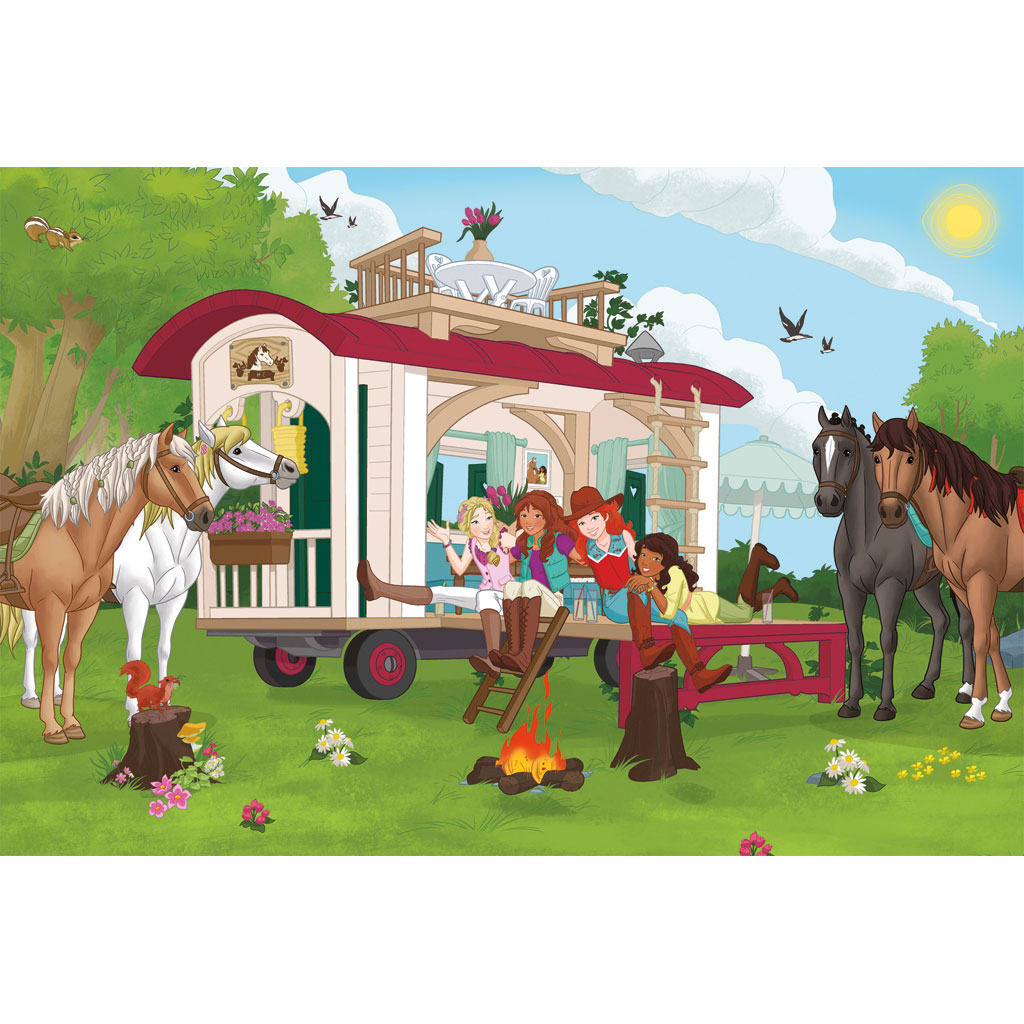 Schleich® Horse Club Lagerfeuer am Wohnwagen Schleich® Horse Club Lagerfeuer am Wohnwagen