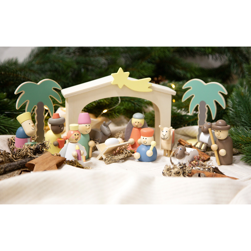 Spielset Weihnachtskrippe