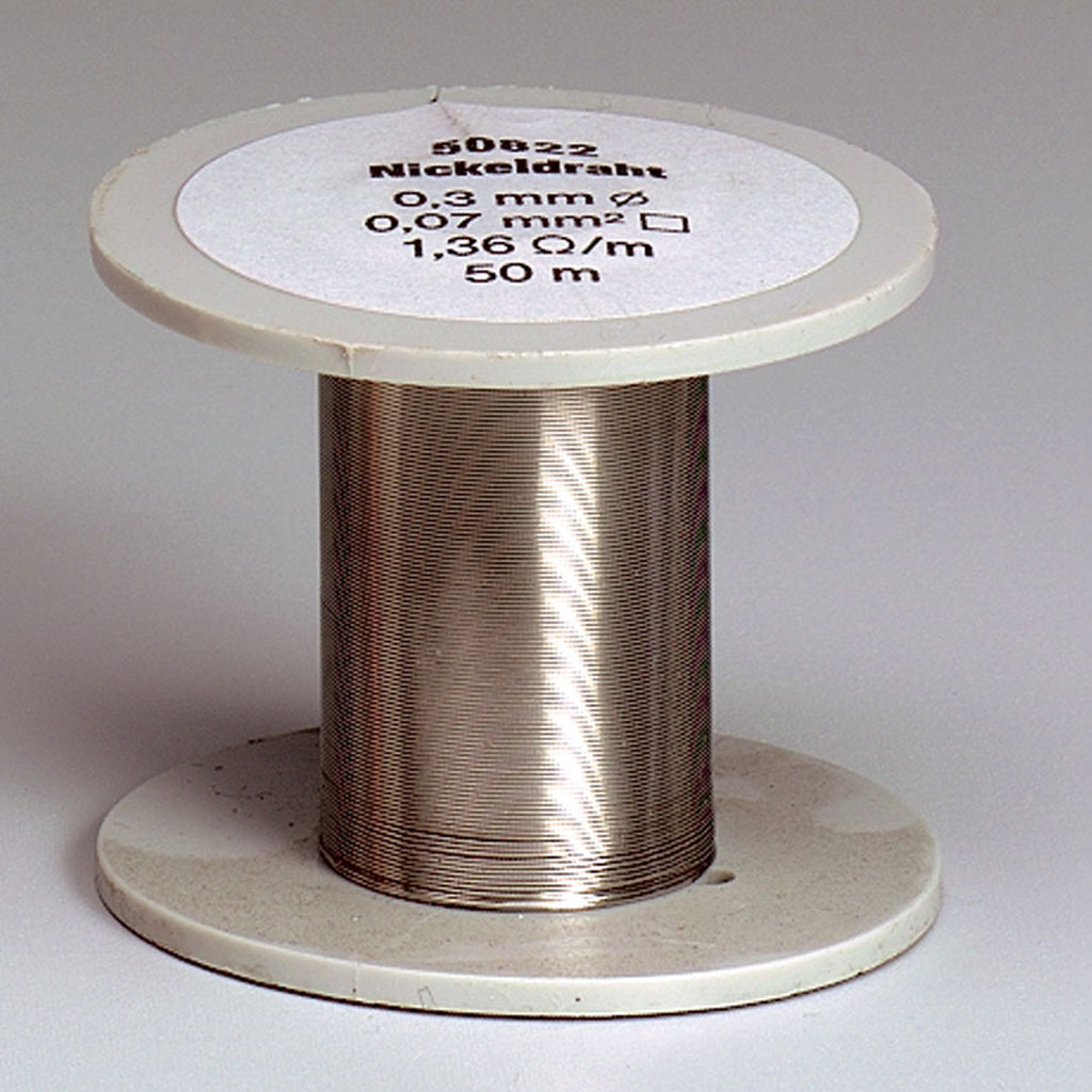 Draht, blank, auf Kunststoffrolle gewickelt