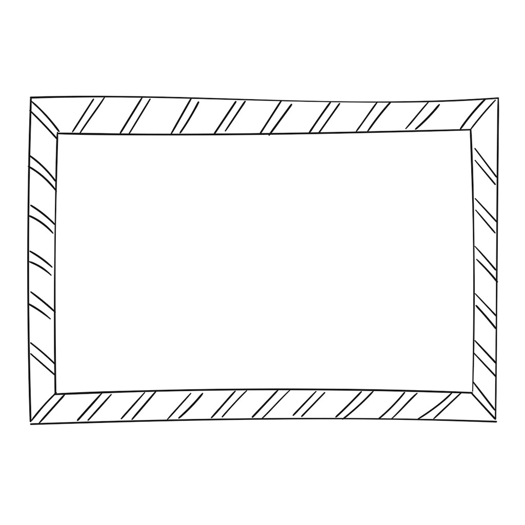 Mal- und Zeichenblock Rahmen