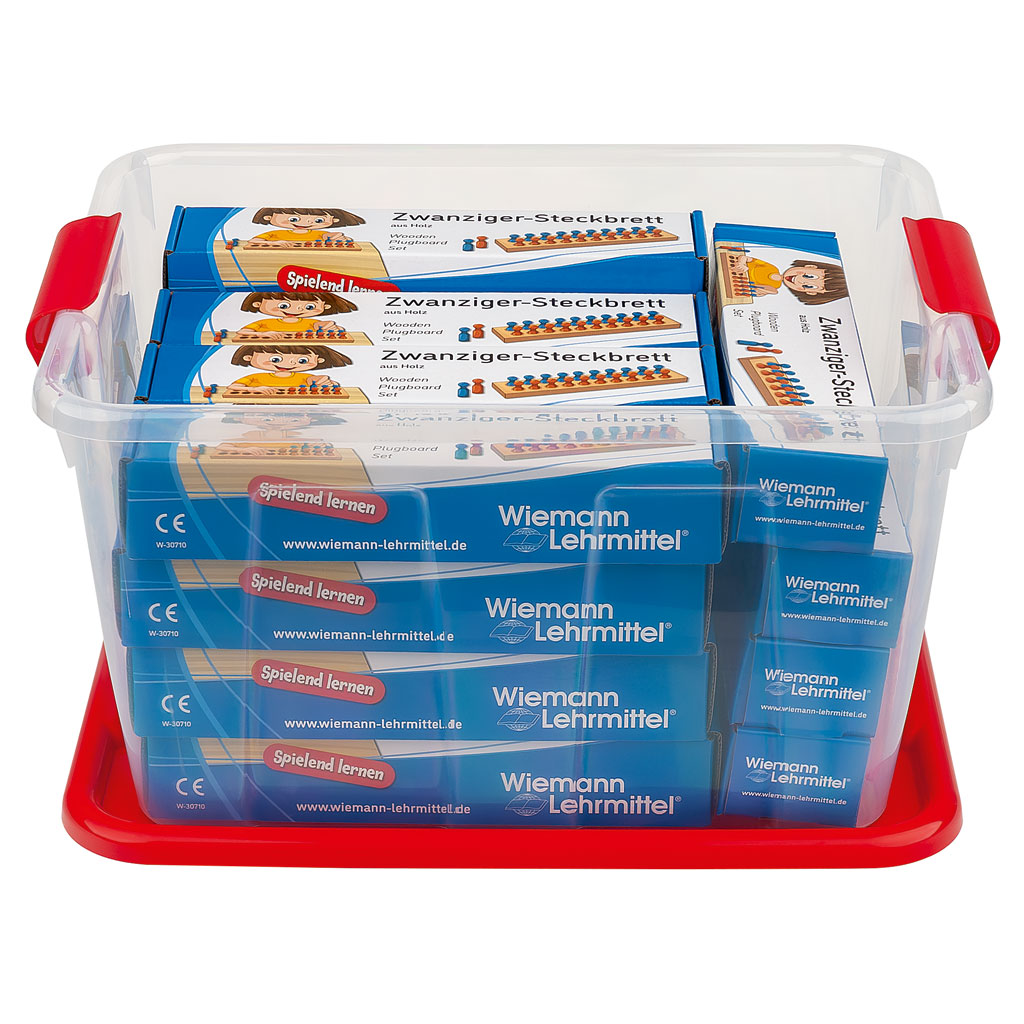 Wiemann Lehrmittel® Gruppensatz Steckbrett bis 20