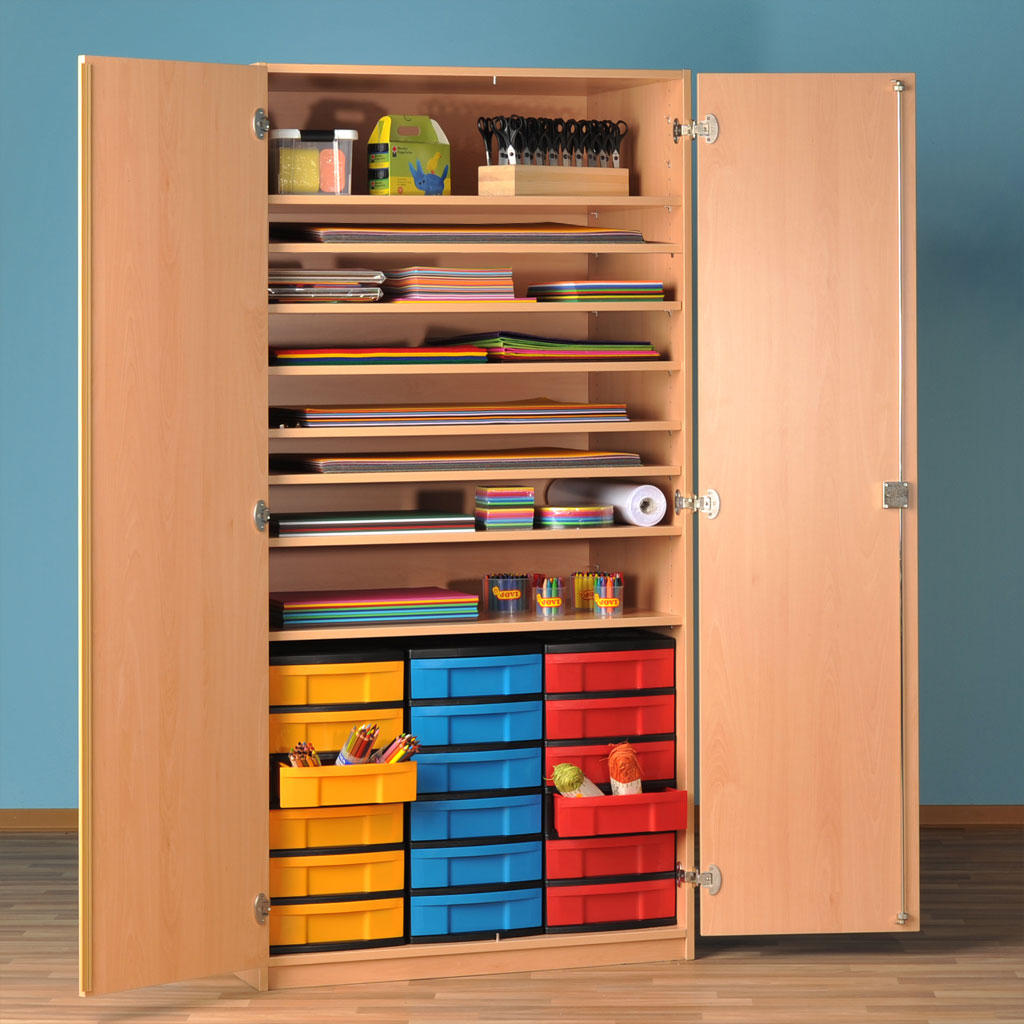 Modulus® Papier- und Bastelschrank mit 8 Ablageböden