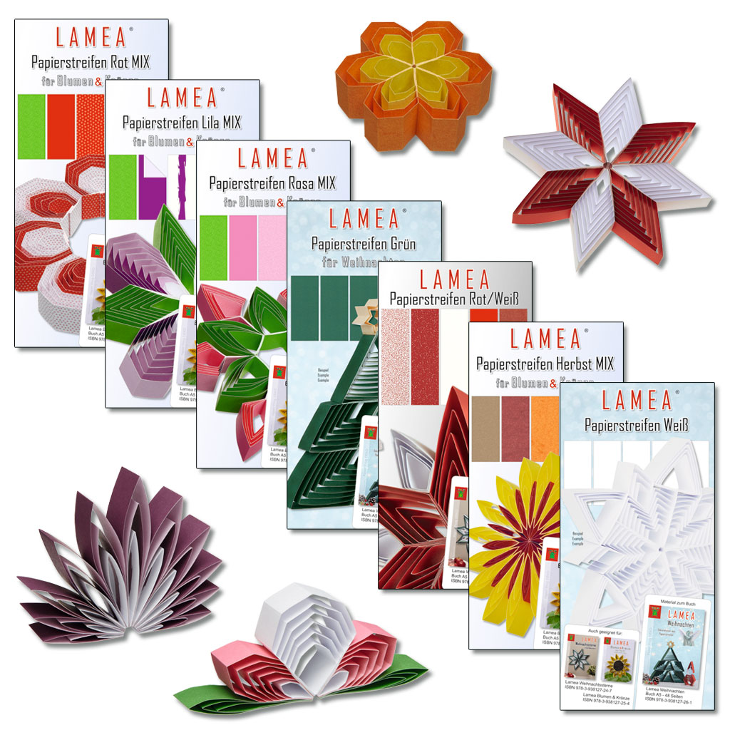 LAMEA® Papierstreifen 170 g/m², 150 Streifen