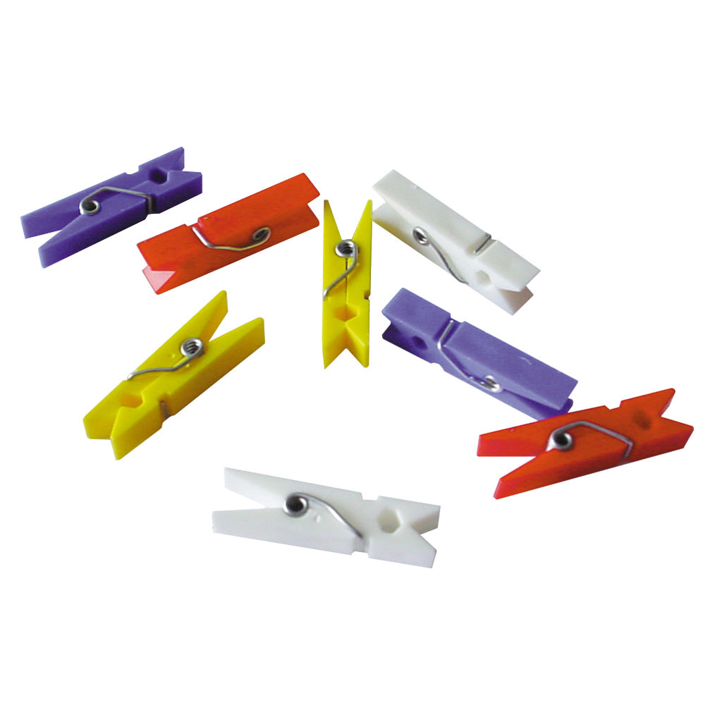 Klammern für Bergedorfer Colorclips-Karten – 400 Stück