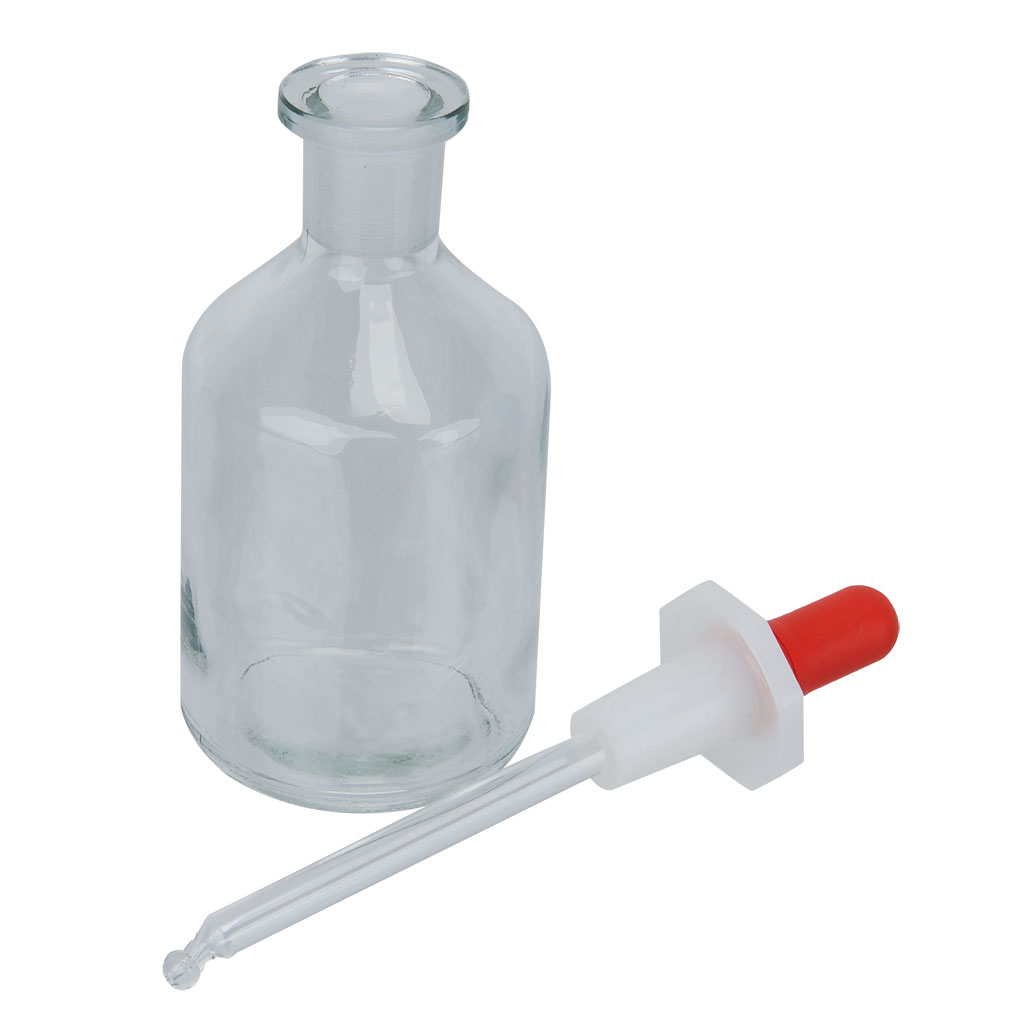 Pipettenflasche, Klarglas