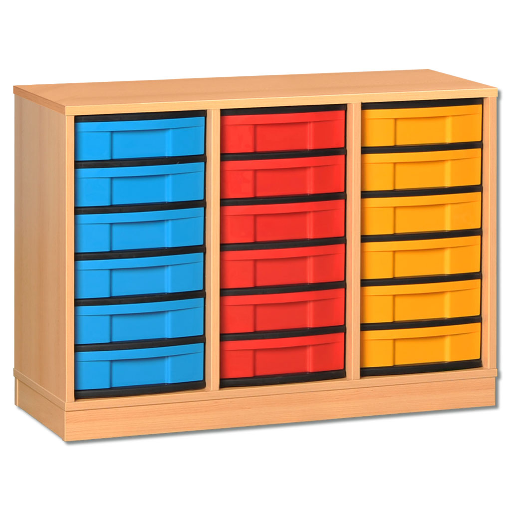 Modulus® Eigentumsschrank, 3-reihig, fahrbar oder feststehend