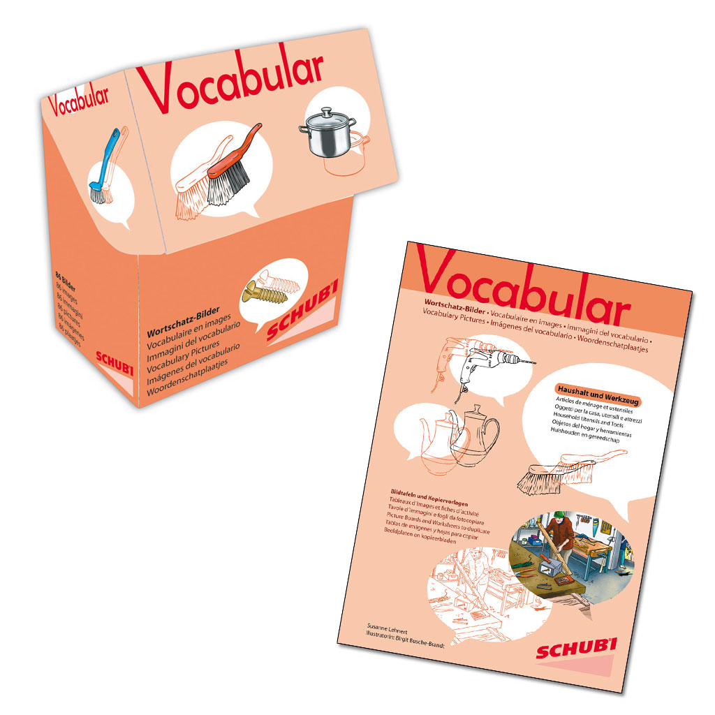 Vocabular Bilderbox & Kopiervorlagen - Haushalt und Werkzeug