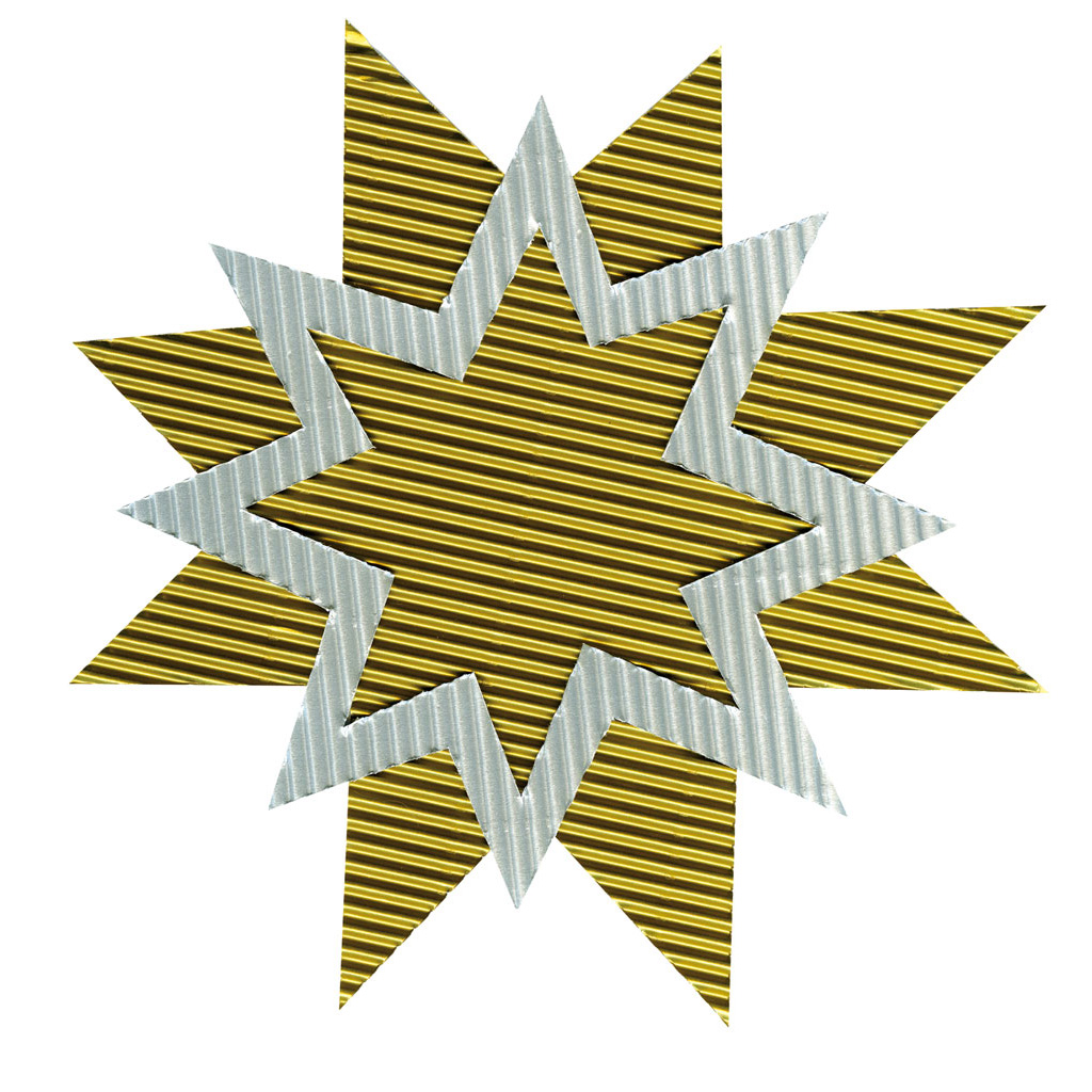 Bastelwellpappe, 10 Bogen, 50 x 70 cm