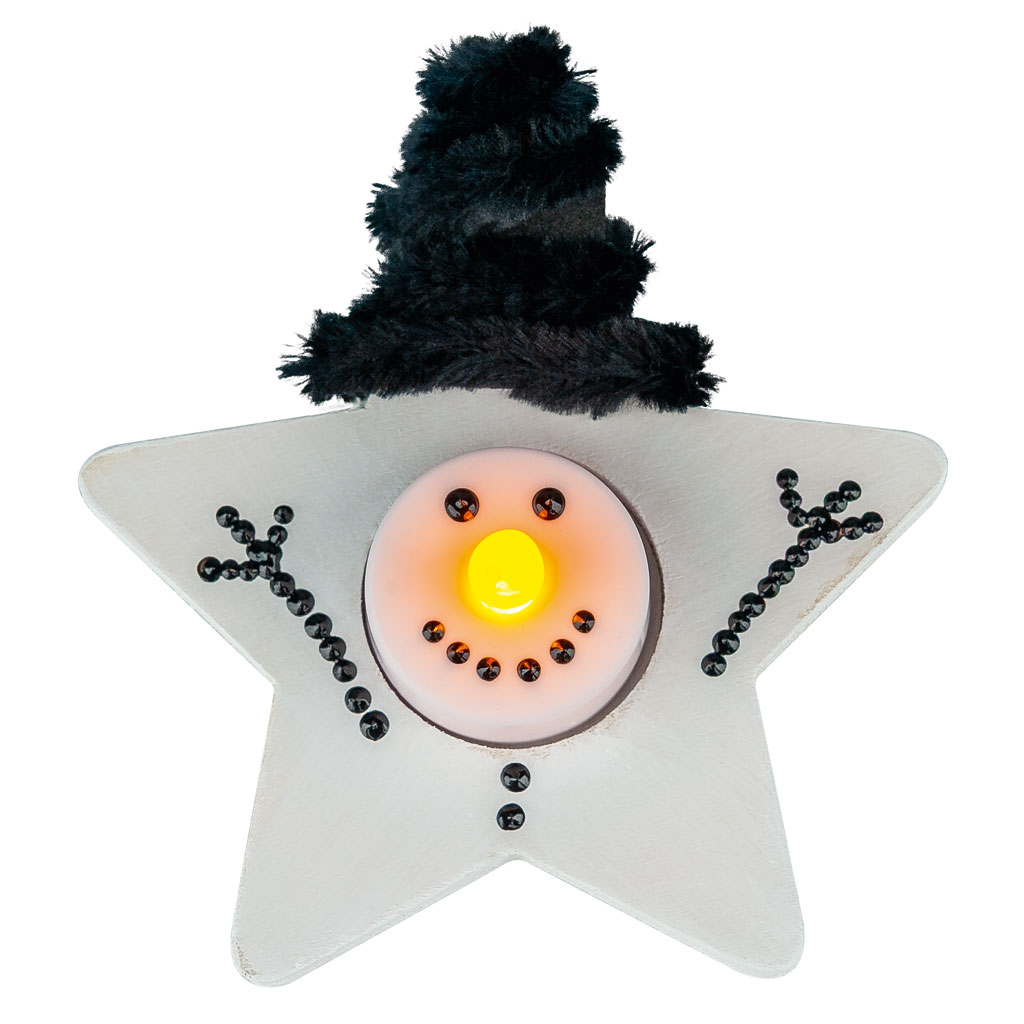 Teelichthalter Stern, blanko