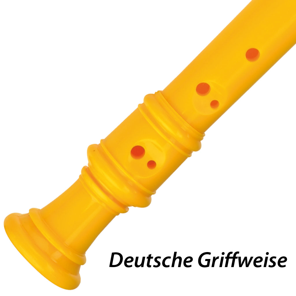 Blockflöte Premium, deutsche Griffweise