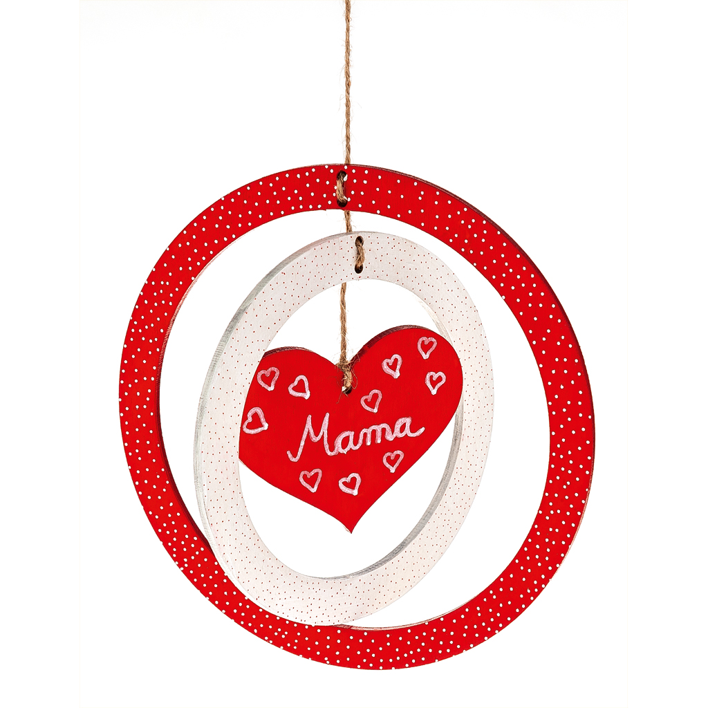 Herz-Mobile, 4-teilig, 3er-Set Herz-Mobile, 4-teilig, 3er-Set