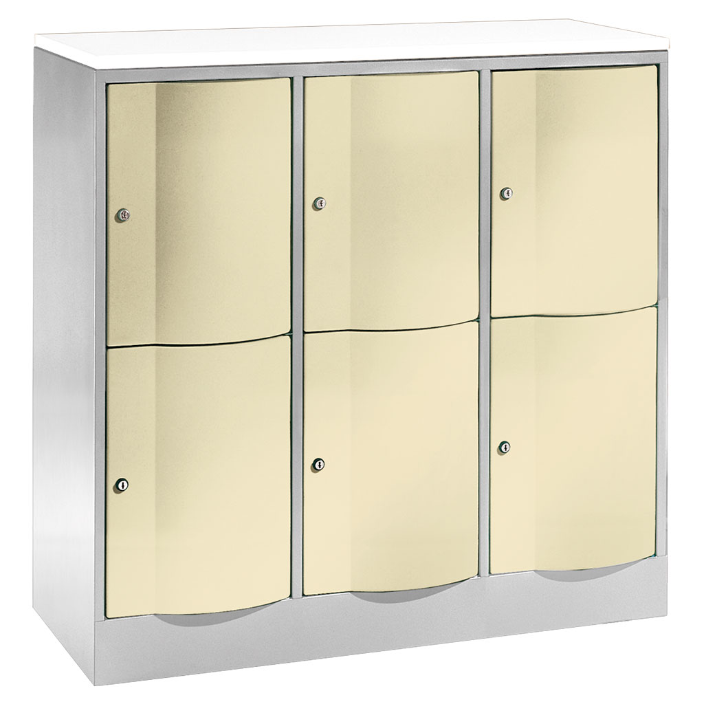 Großraum-Schließfachschrank, 3-reihig Großraum-Schließfachschrank, 3-reihig