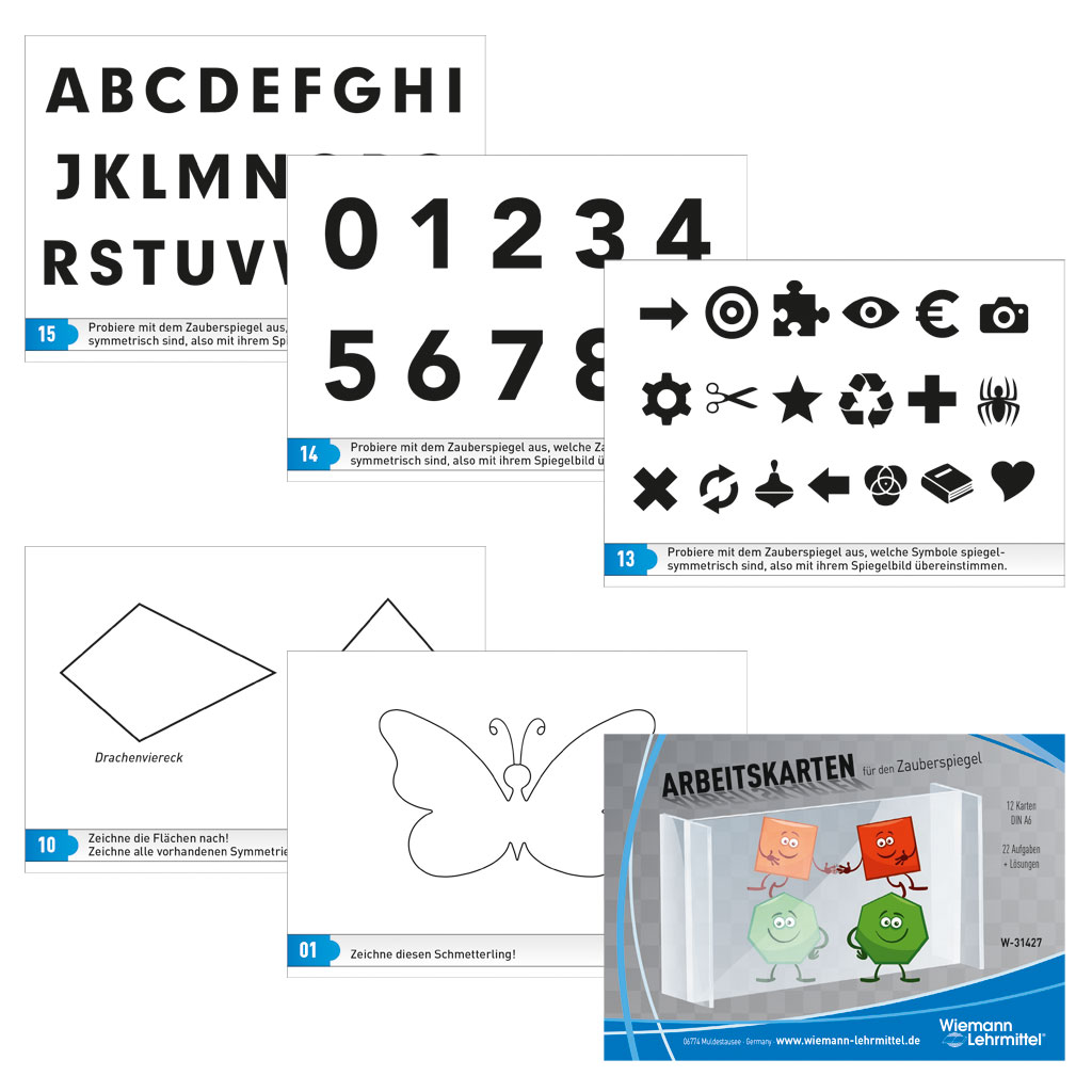 Arbeitskarten Zauberspiegel